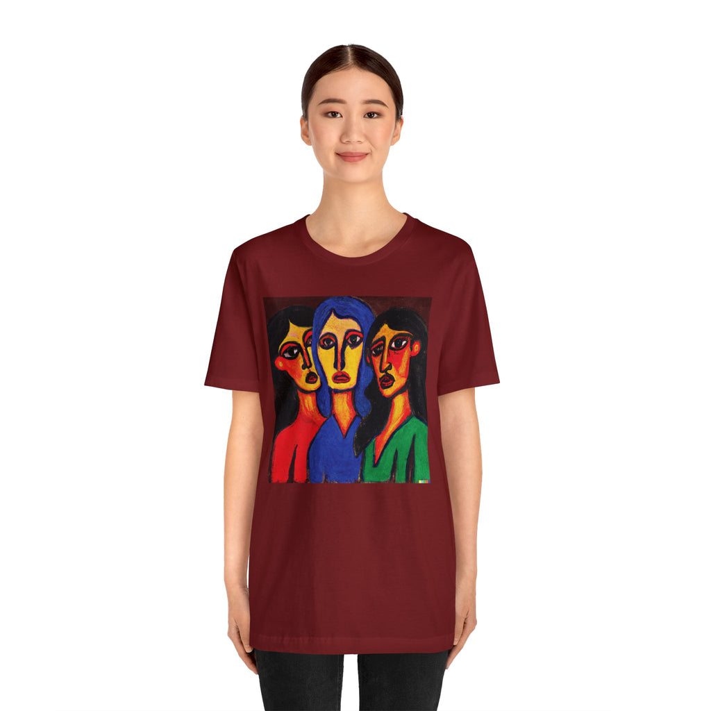 Three Witches in the Style of Modigliani