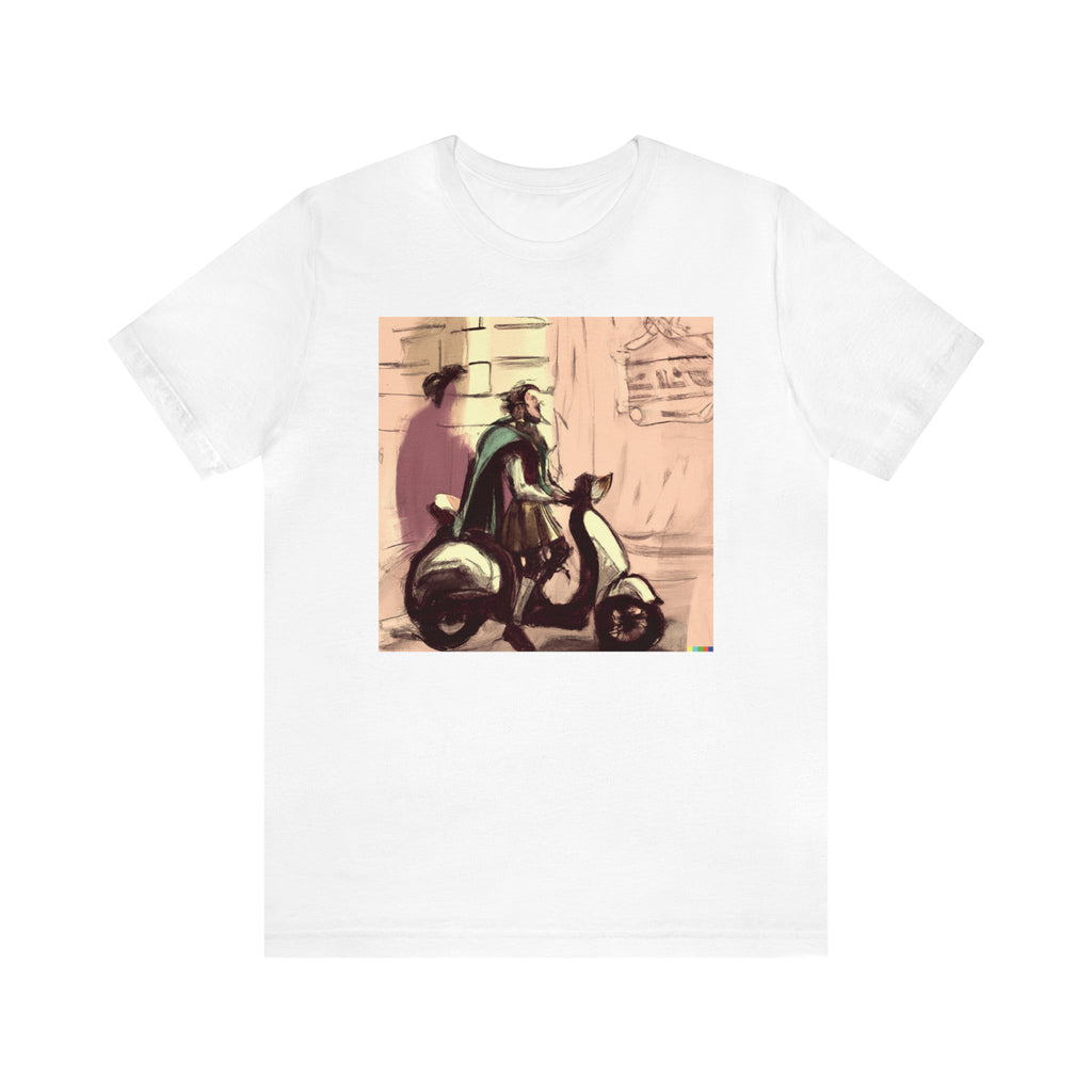 Shakespeare Riding A Vespa Tee