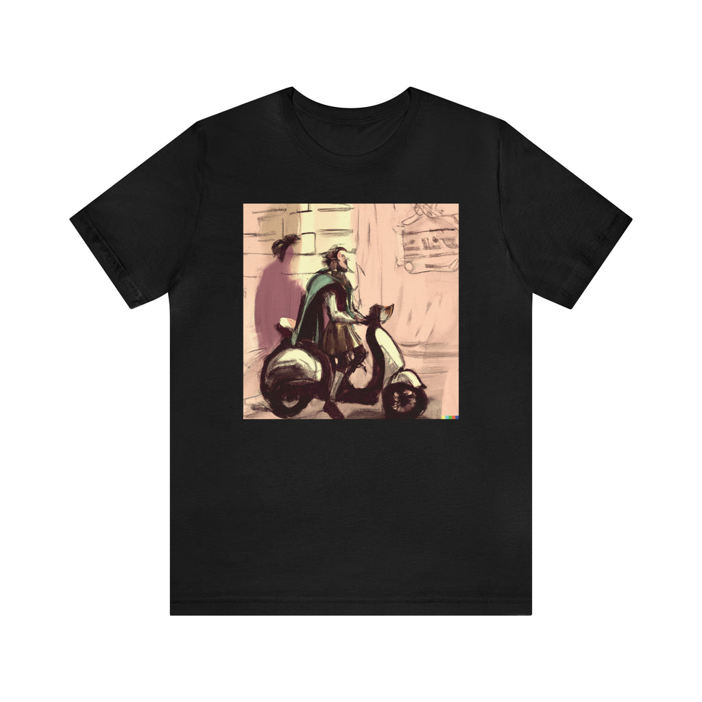 Shakespeare Riding A Vespa Tee