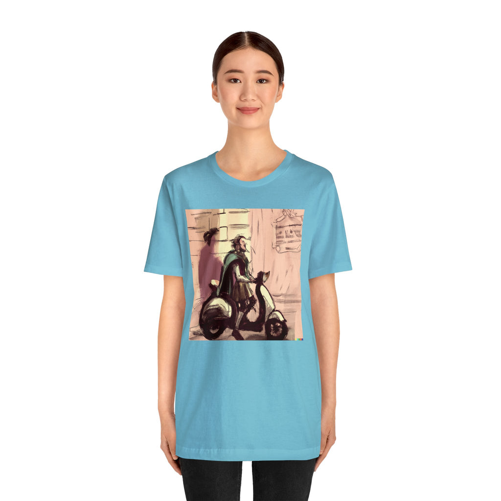 Shakespeare Riding A Vespa Tee
