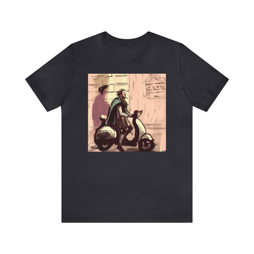 Shakespeare Riding A Vespa Tee