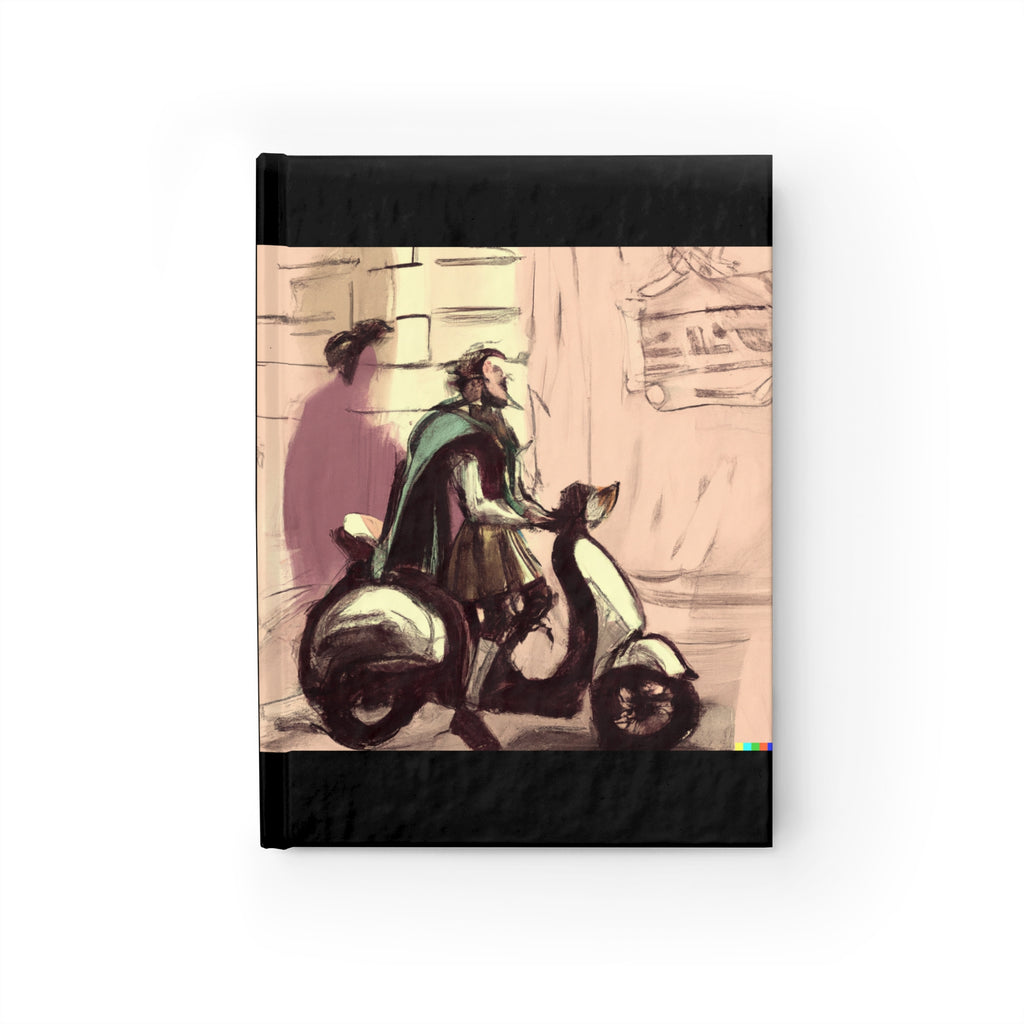 Shakespeare on a Vespa in Rome Journal (Blank)