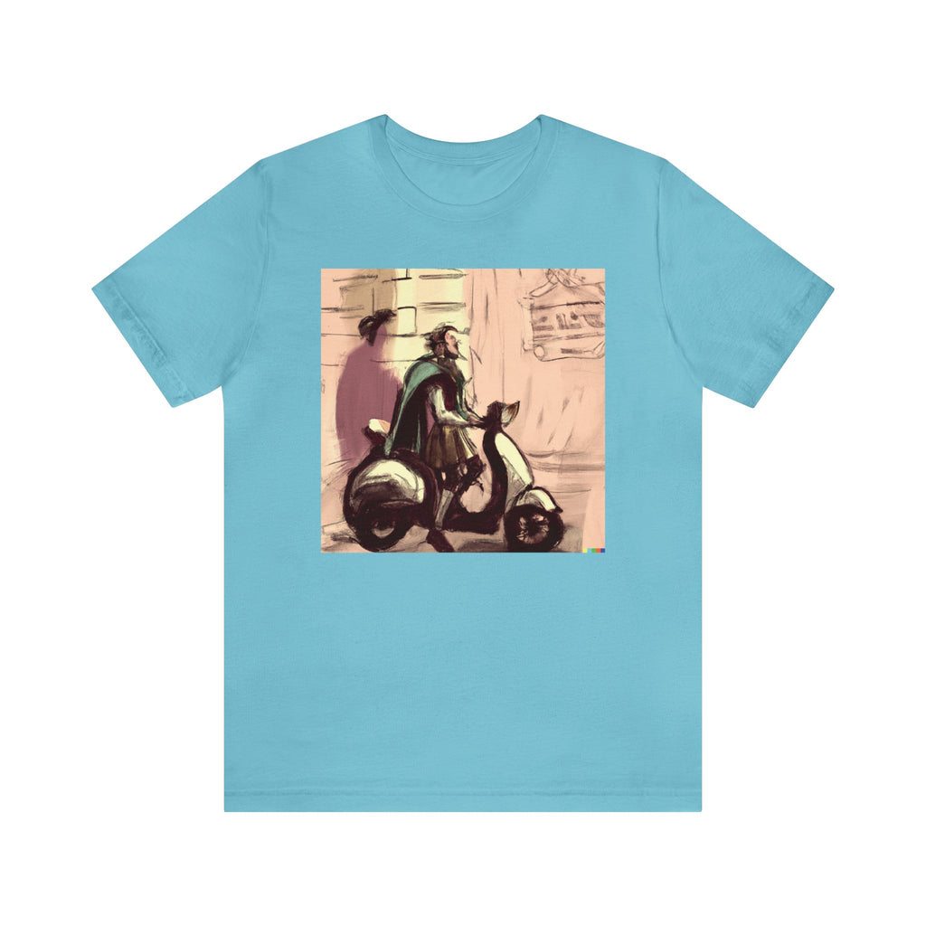 Shakespeare Riding A Vespa Tee