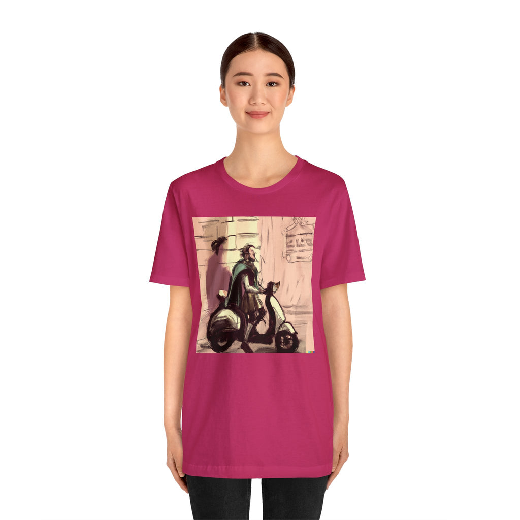 Shakespeare Riding A Vespa Tee