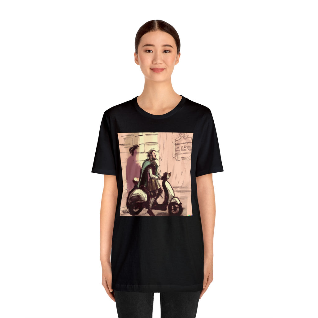 Shakespeare Riding A Vespa Tee