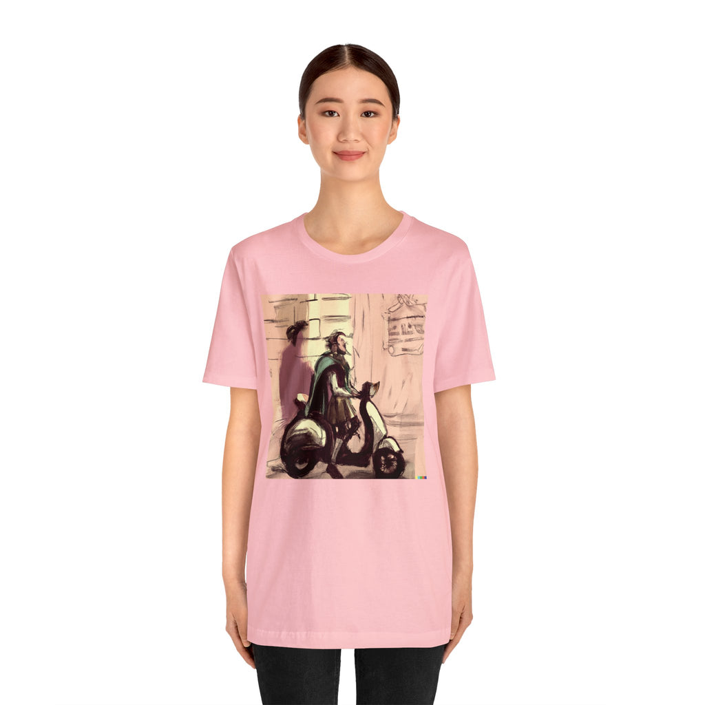 Shakespeare Riding A Vespa Tee