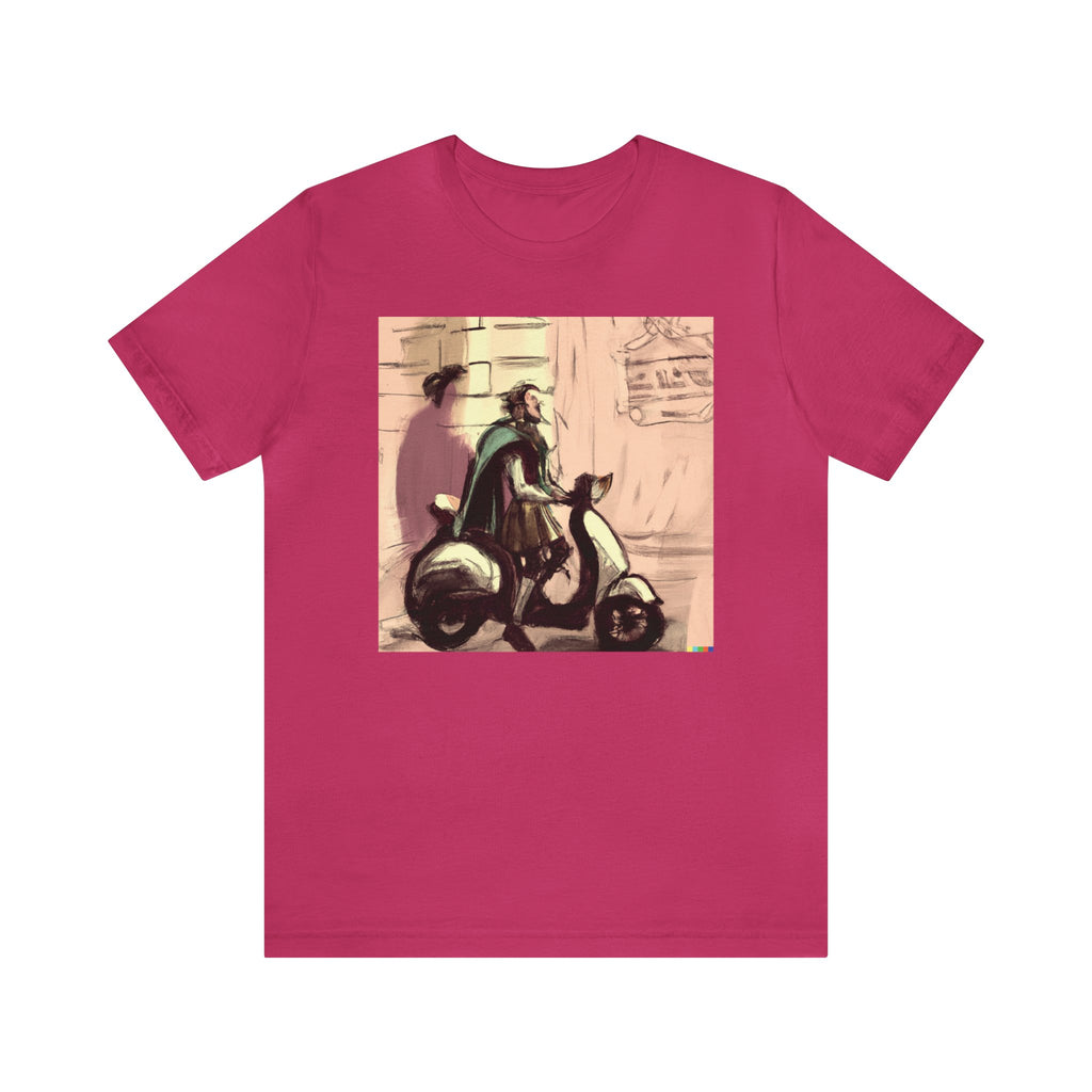 Shakespeare Riding A Vespa Tee