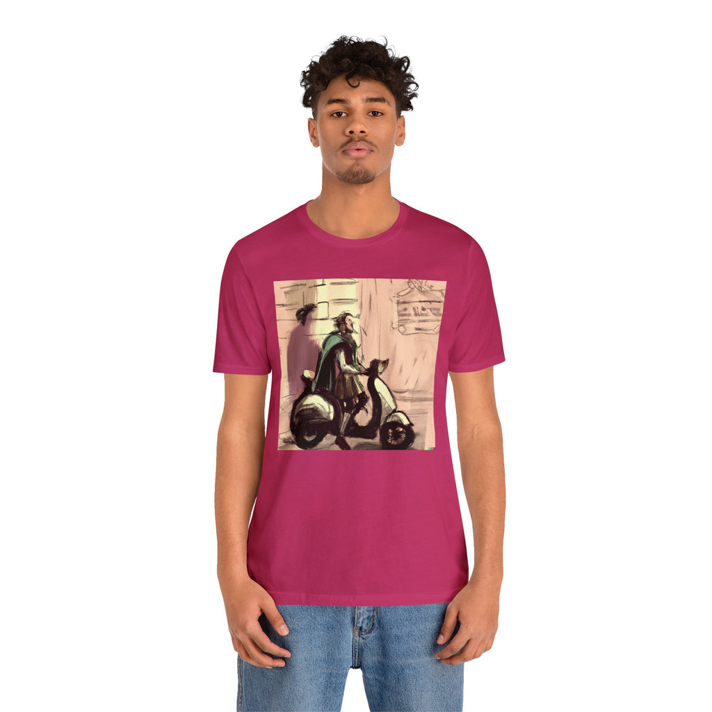 Shakespeare Riding A Vespa Tee
