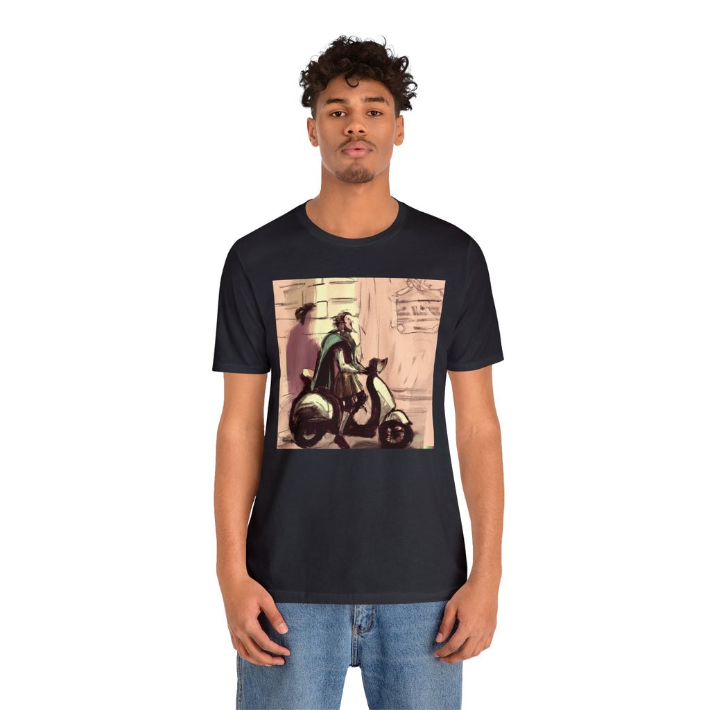 Shakespeare Riding A Vespa Tee