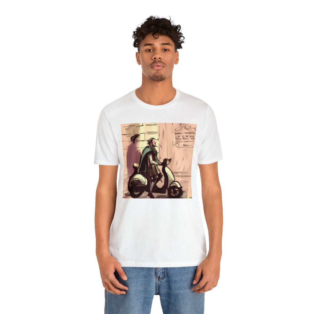 Shakespeare Riding A Vespa Tee