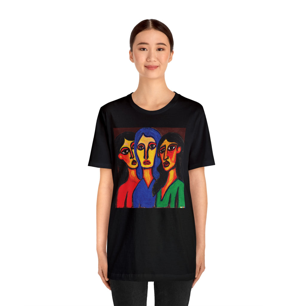 Three Witches in the Style of Modigliani