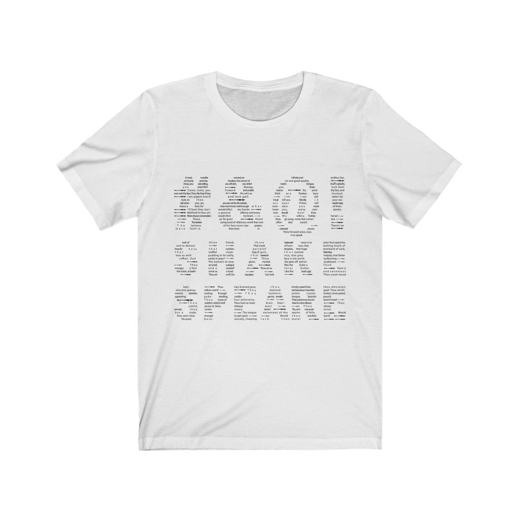 Shakespeare's Insults Unisex Premium Tee