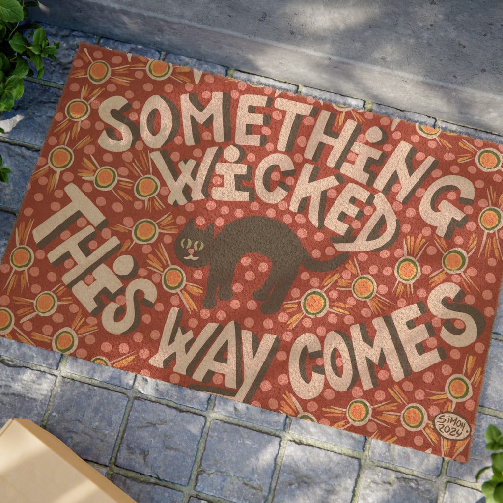 Something Wicked this Way Comes Doormat