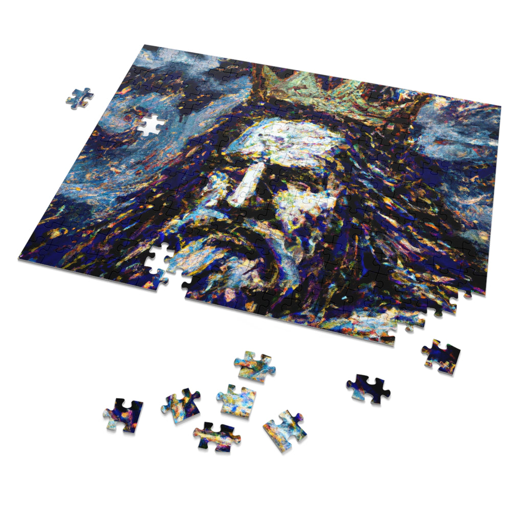King Lear in Pointillism Shakespeare Puzzle