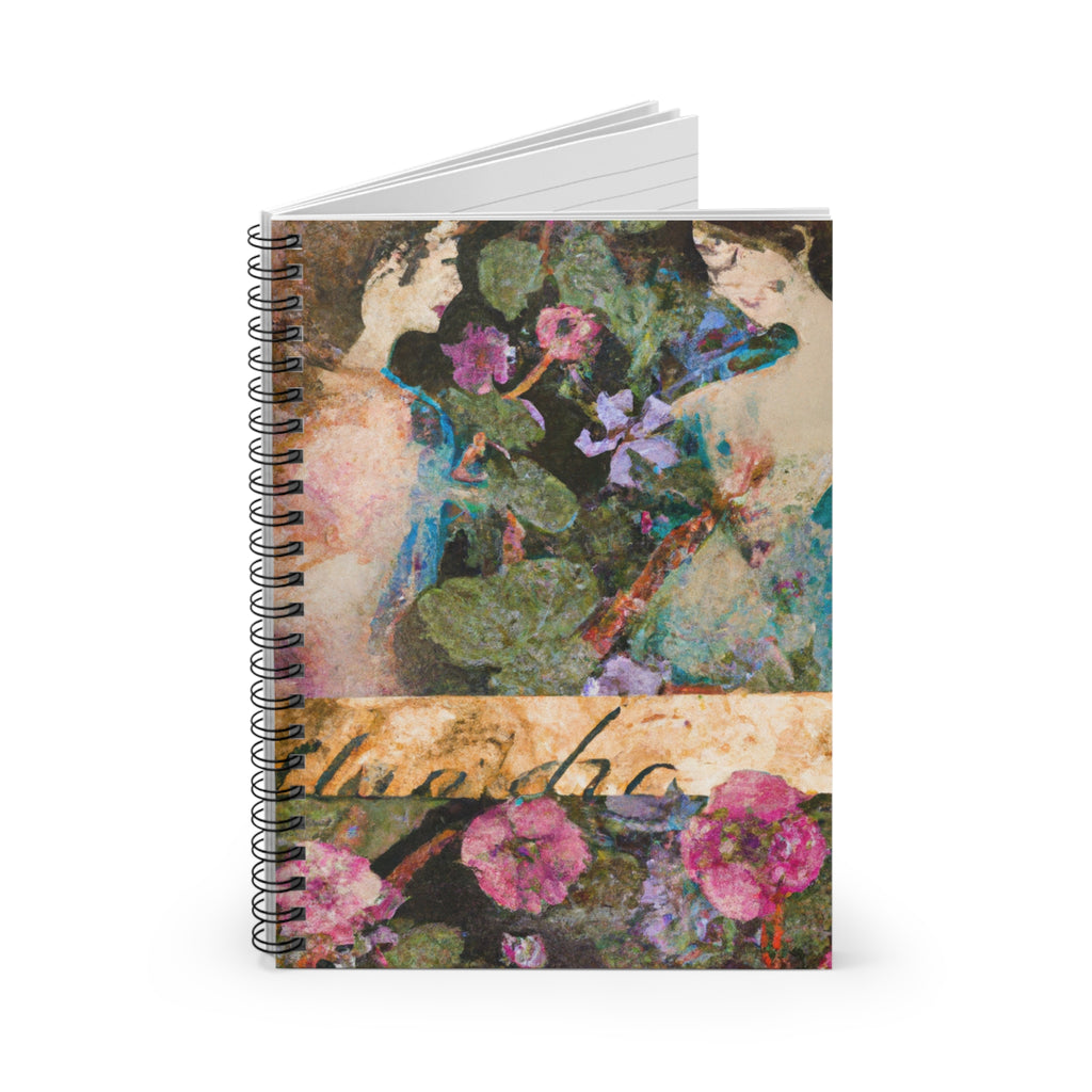 Hamlet & Ophelia Collage Spiral Notebook - Ruled Line