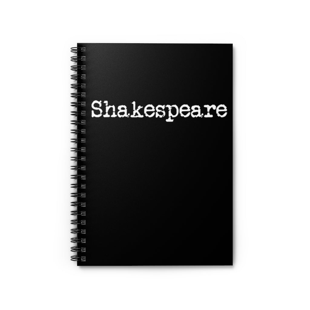 Shakespeare Spiral Notebook - Ruled Line