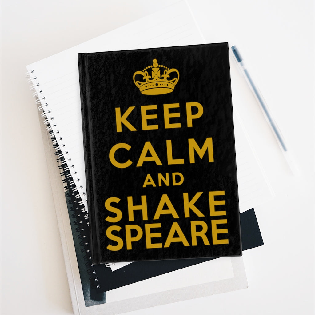 Keep Calm and Shakespeare Journal (Blank)
